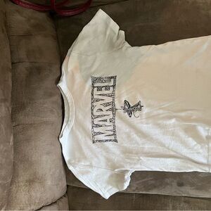 Marvel White Graphic T-Shirt